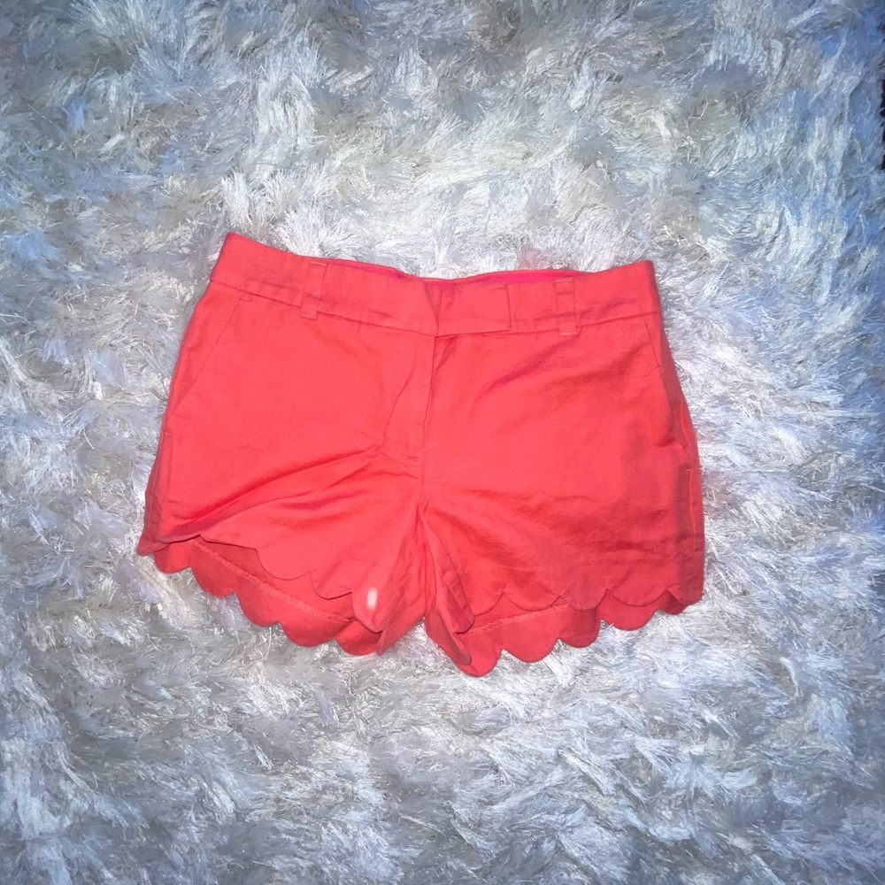 J Crew scallop shorts